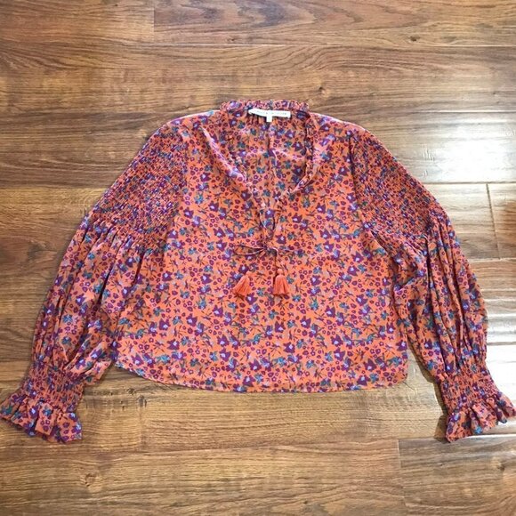 Rebecca Minkoff floral Blouse - Picture 1 of 5